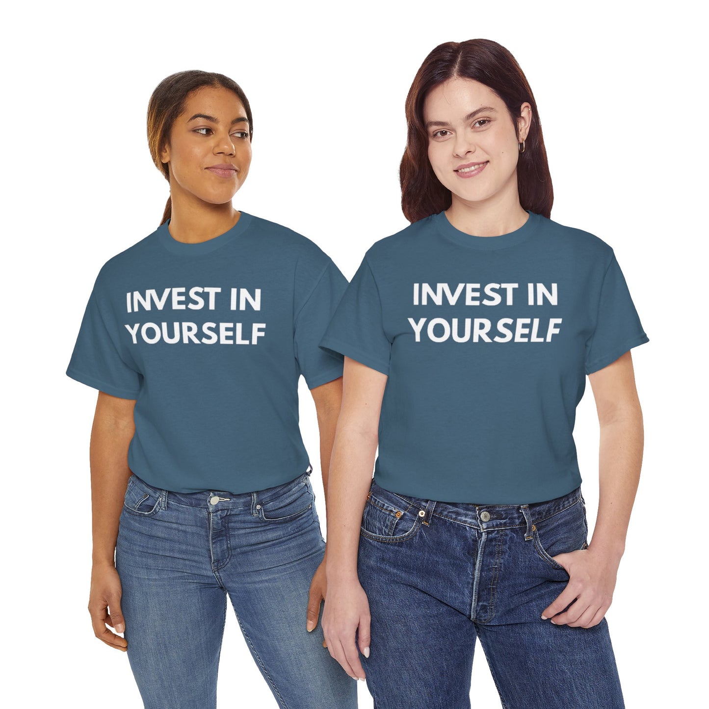 Empowering Message Tee - Invest in Yourself, Motivational Shirt, Unisex Cotton Tee, Gift for Entrepreneurs, Self-Care Apparel, Daily [...]