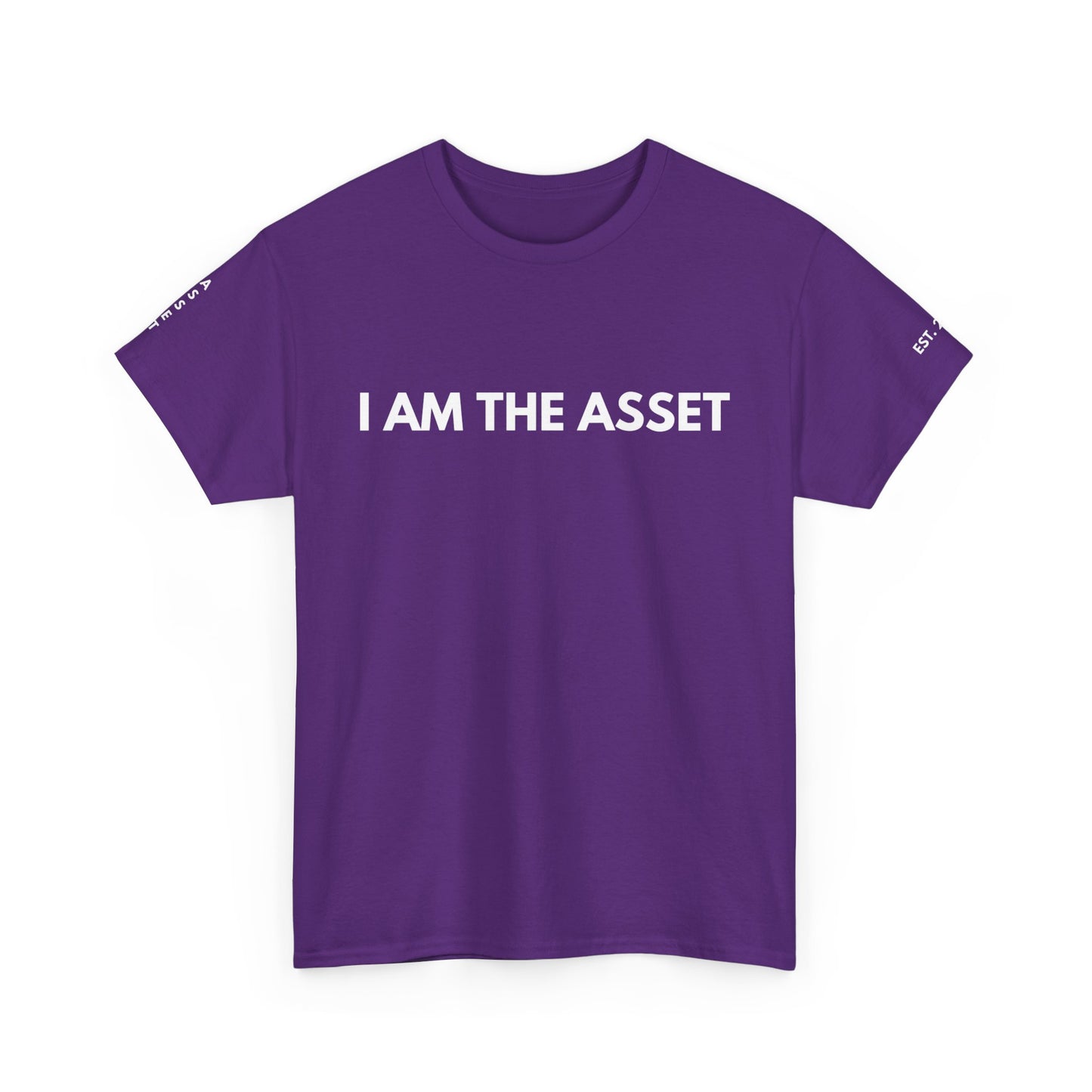 Empowering Statement Tee - I AM THE ASSET, Unisex Cotton Shirt for Motivation, Gift for Entrepreneurs, Casual Wear