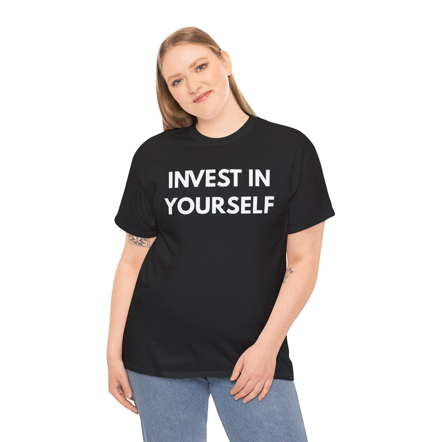 Empowering Message Tee - Invest in Yourself, Motivational Shirt, Unisex Cotton Tee, Gift for Entrepreneurs, Self-Care Apparel, Daily [...]
