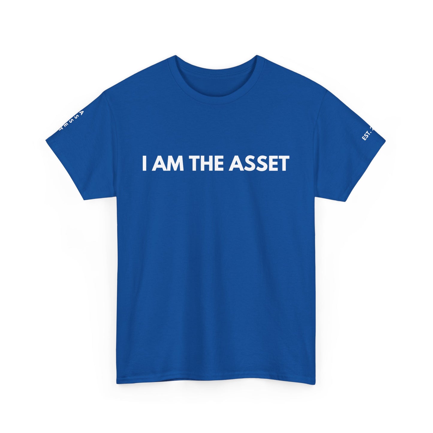 Empowering Statement Tee - I AM THE ASSET, Unisex Cotton Shirt for Motivation, Gift for Entrepreneurs, Casual Wear