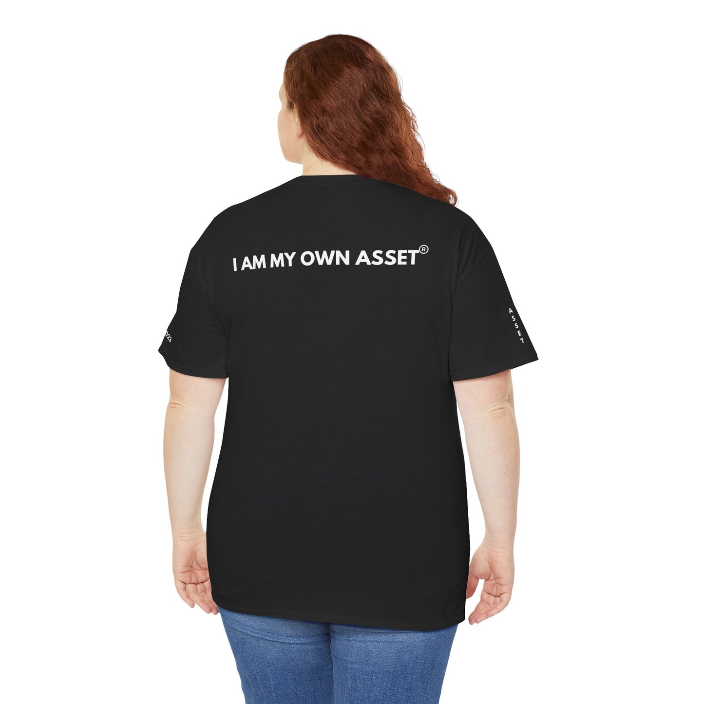 Empowering Statement Tee - I AM THE ASSET, Unisex Cotton Shirt for Motivation, Gift for Entrepreneurs, Casual Wear
