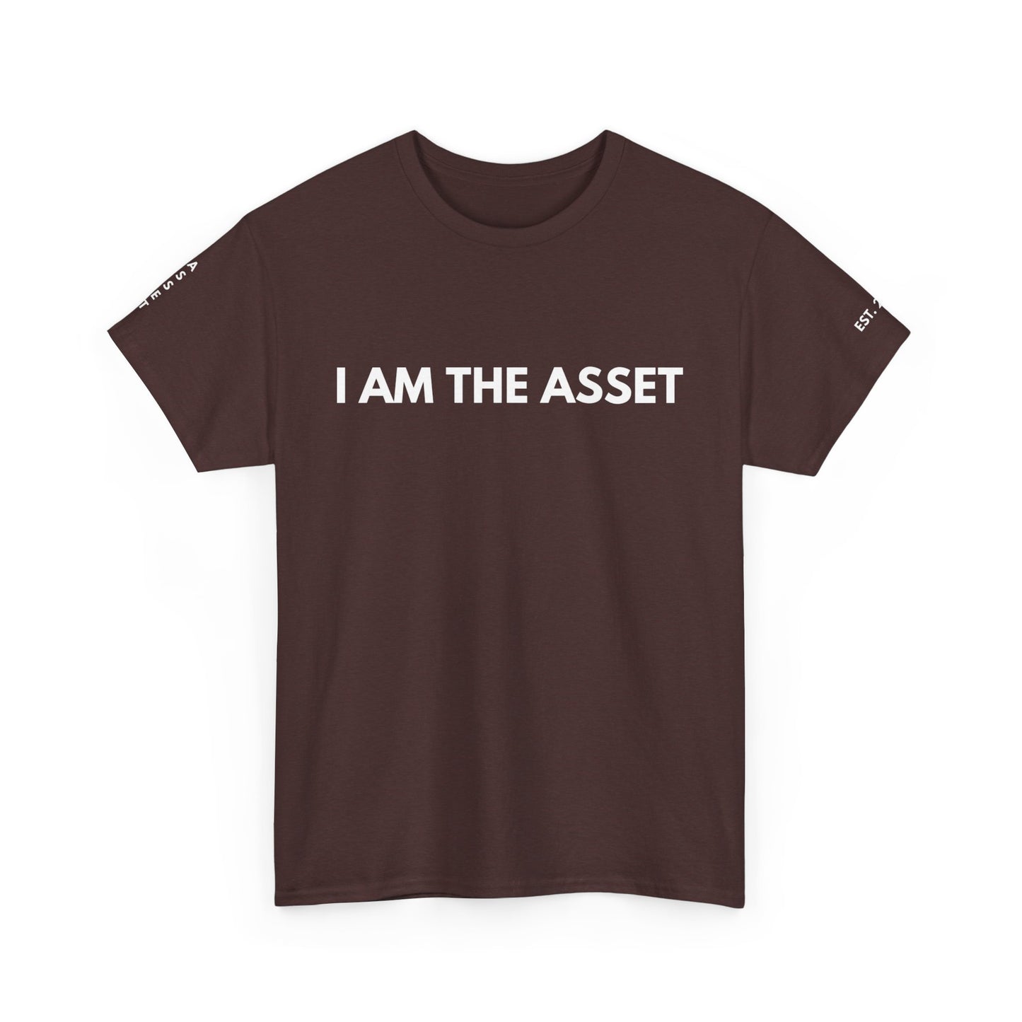Empowering Statement Tee - I AM THE ASSET, Unisex Cotton Shirt for Motivation, Gift for Entrepreneurs, Casual Wear