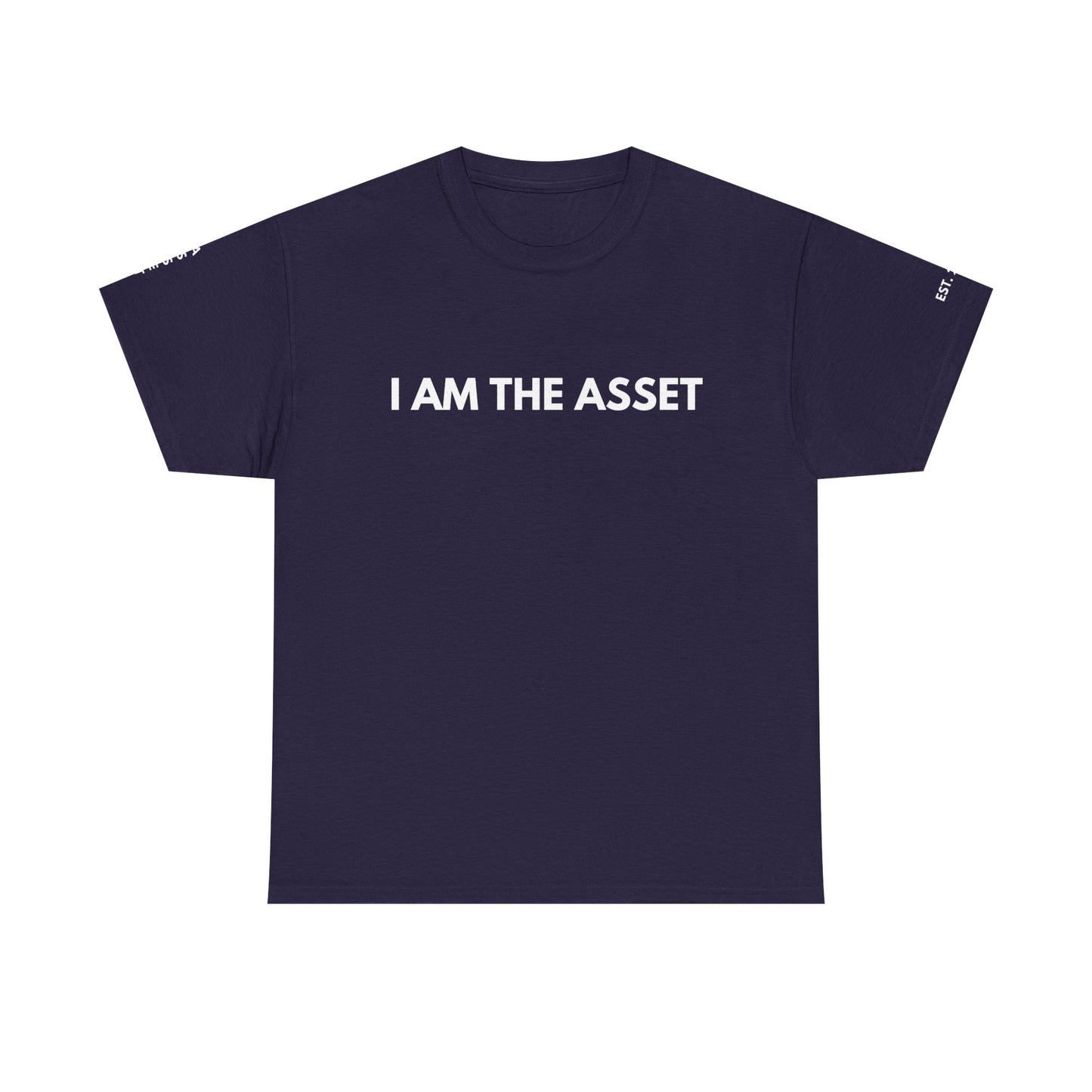 Empowering Statement Tee - I AM THE ASSET, Unisex Cotton Shirt for Motivation, Gift for Entrepreneurs, Casual Wear