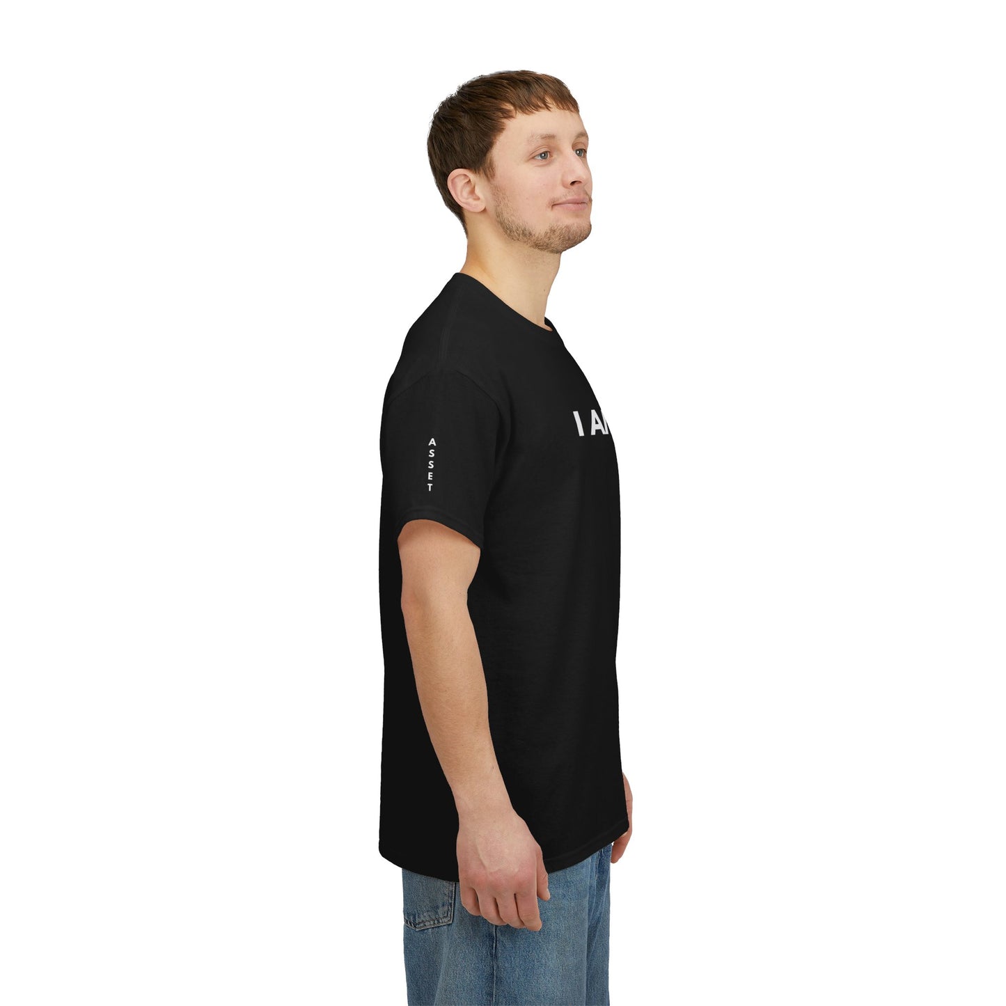Empowering Statement Tee - I AM THE ASSET, Unisex Cotton Shirt for Motivation, Gift for Entrepreneurs, Casual Wear