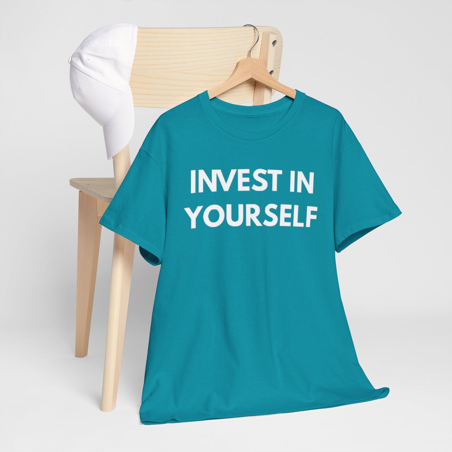 Empowering Message Tee - Invest in Yourself, Motivational Shirt, Unisex Cotton Tee, Gift for Entrepreneurs, Self-Care Apparel, Daily [...]