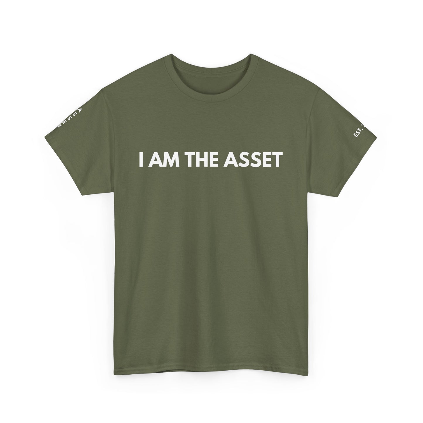 Empowering Statement Tee - I AM THE ASSET, Unisex Cotton Shirt for Motivation, Gift for Entrepreneurs, Casual Wear