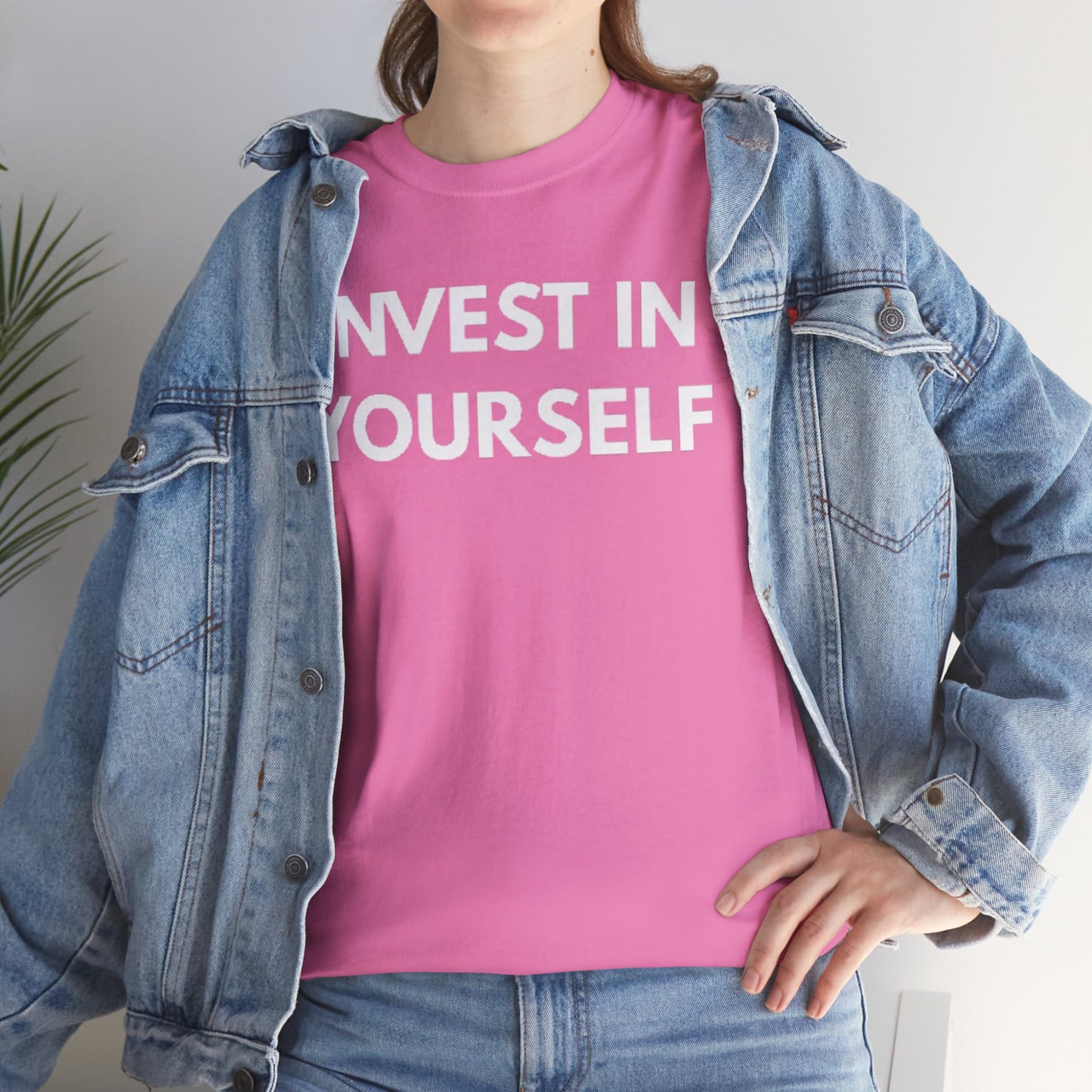 Empowering Message Tee - Invest in Yourself, Motivational Shirt, Unisex Cotton Tee, Gift for Entrepreneurs, Self-Care Apparel, Daily [...]