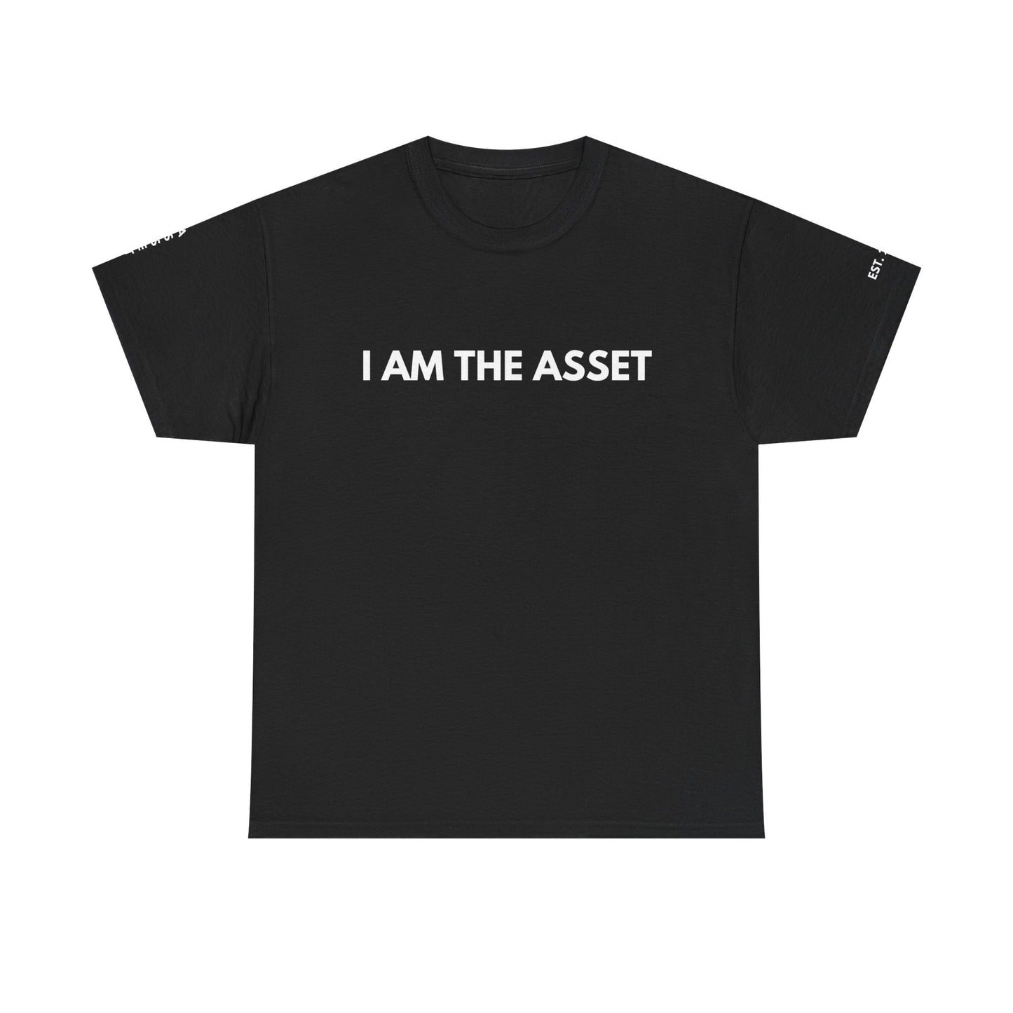 Empowering Statement Tee - I AM THE ASSET, Unisex Cotton Shirt for Motivation, Gift for Entrepreneurs, Casual Wear