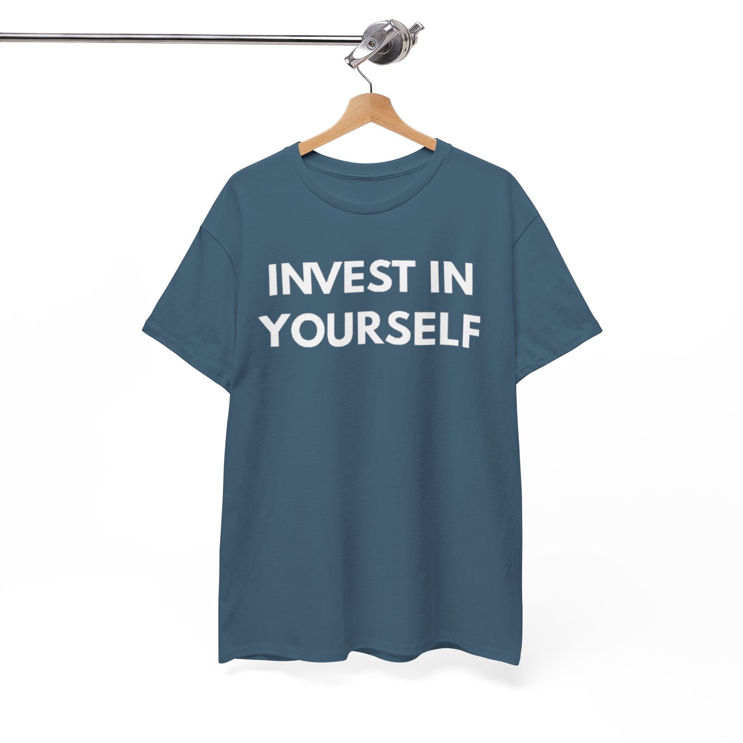 Empowering Message Tee - Invest in Yourself, Motivational Shirt, Unisex Cotton Tee, Gift for Entrepreneurs, Self-Care Apparel, Daily [...]