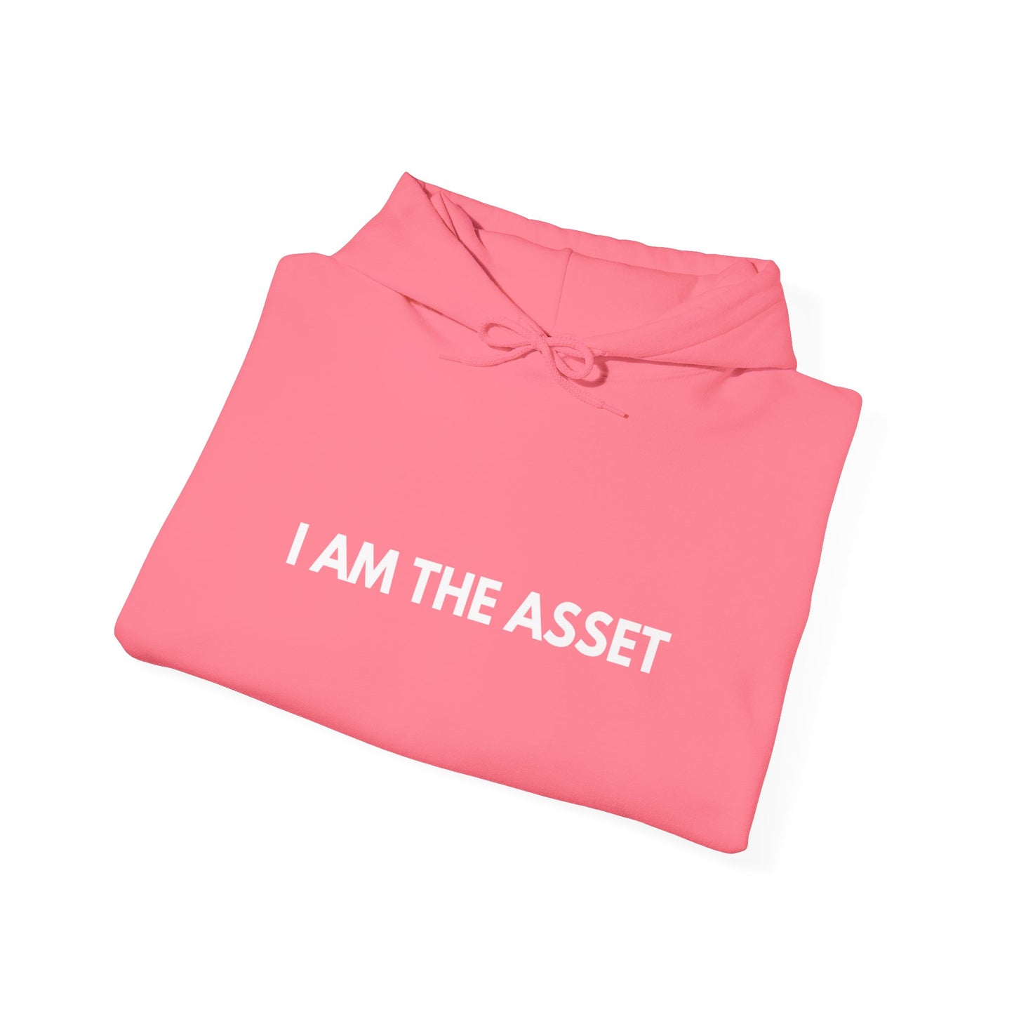Unisex Heavy Blend Hoodie - "I AM THE ASSET" Cool Casual Sweatshirt, Gift for Entrepreneurs, Cozy Lounge Wear, Motivational Apparel, [...]