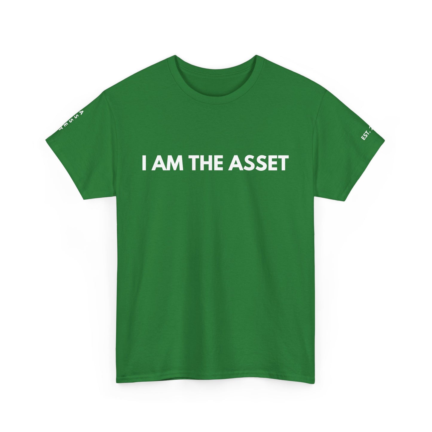 Empowering Statement Tee - I AM THE ASSET, Unisex Cotton Shirt for Motivation, Gift for Entrepreneurs, Casual Wear