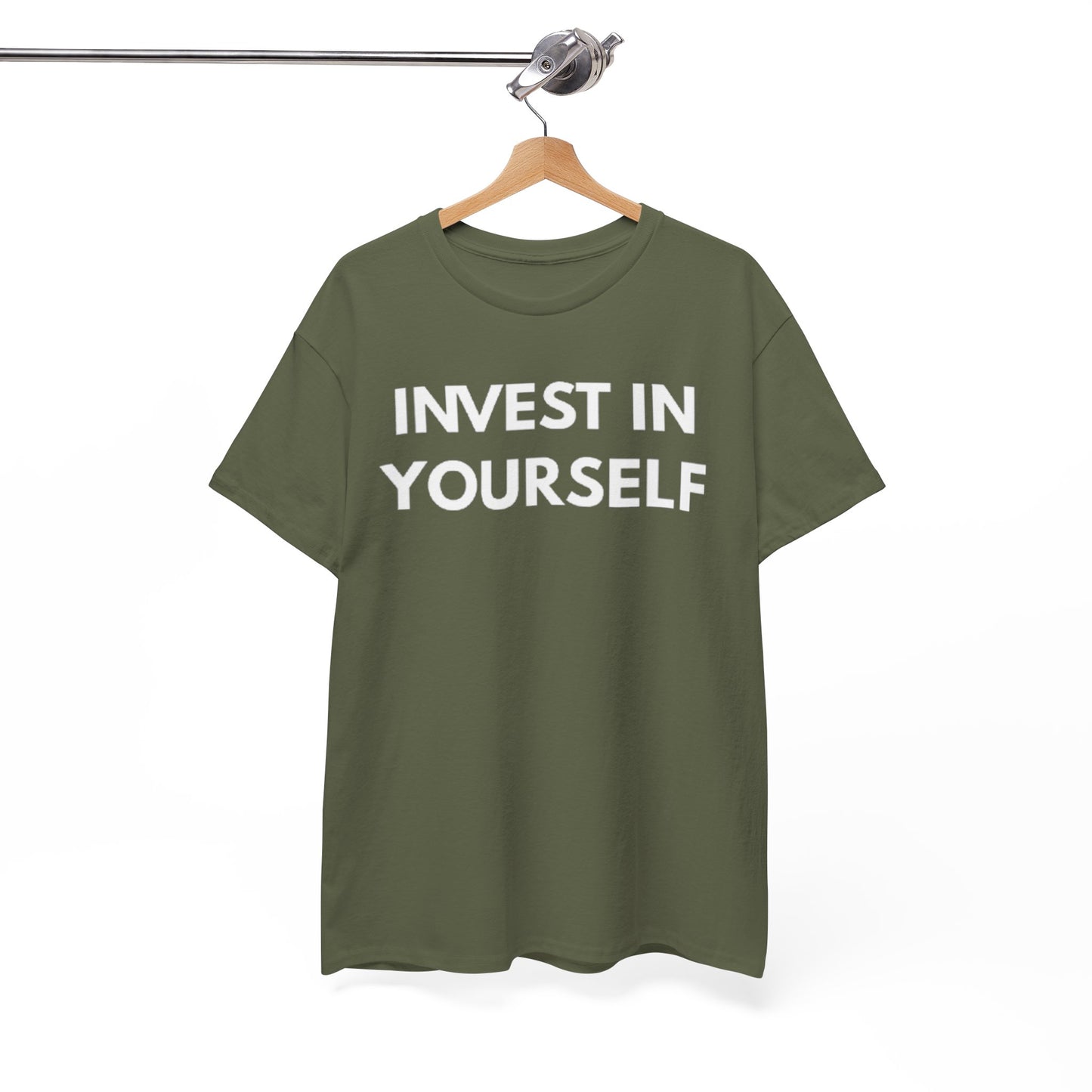 Empowering Message Tee - Invest in Yourself, Motivational Shirt, Unisex Cotton Tee, Gift for Entrepreneurs, Self-Care Apparel, Daily [...]