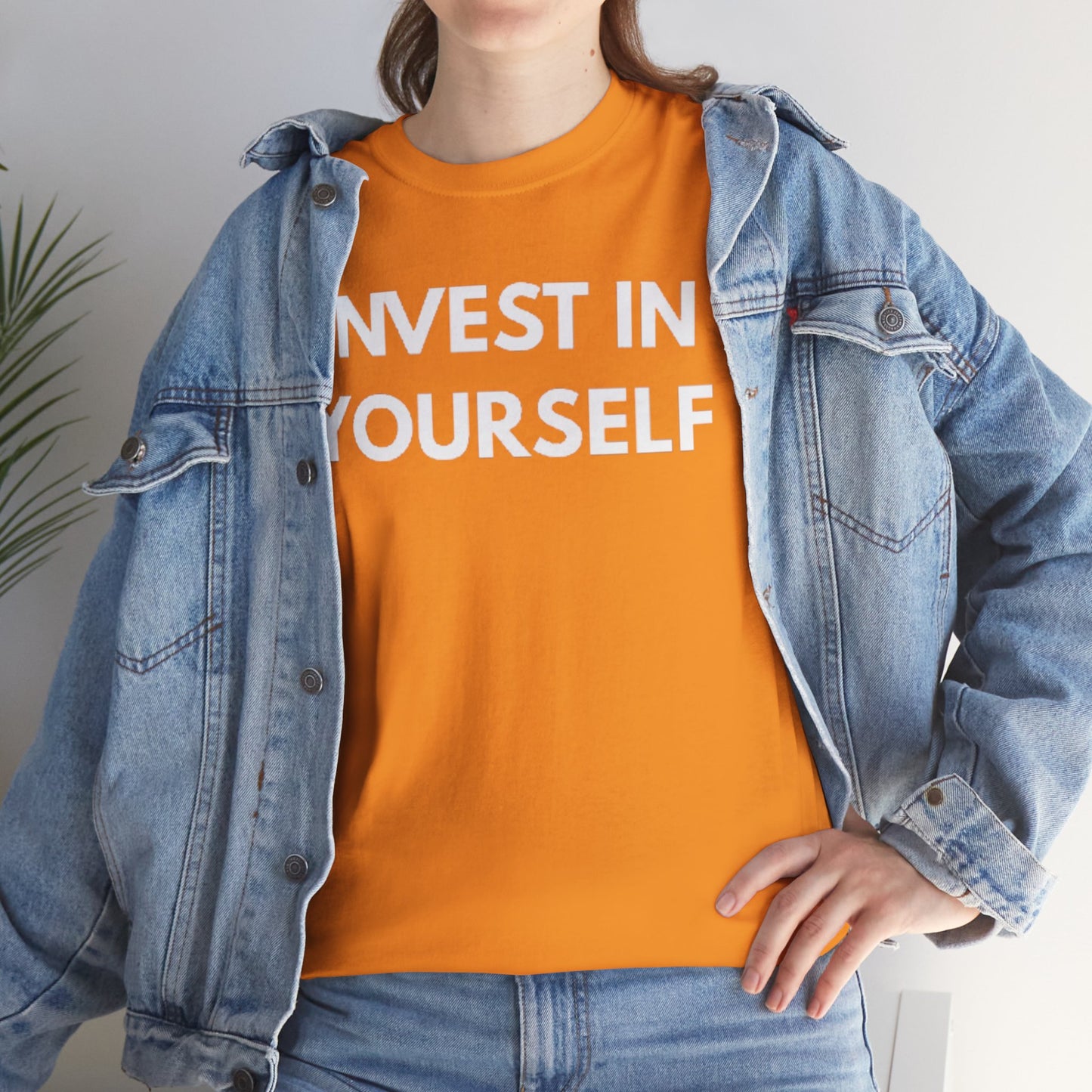 Empowering Message Tee - Invest in Yourself, Motivational Shirt, Unisex Cotton Tee, Gift for Entrepreneurs, Self-Care Apparel, Daily [...]