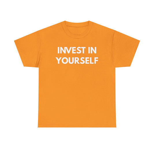 Empowering Message Tee - Invest in Yourself, Motivational Shirt, Unisex Cotton Tee, Gift for Entrepreneurs, Self-Care Apparel, Daily [...]