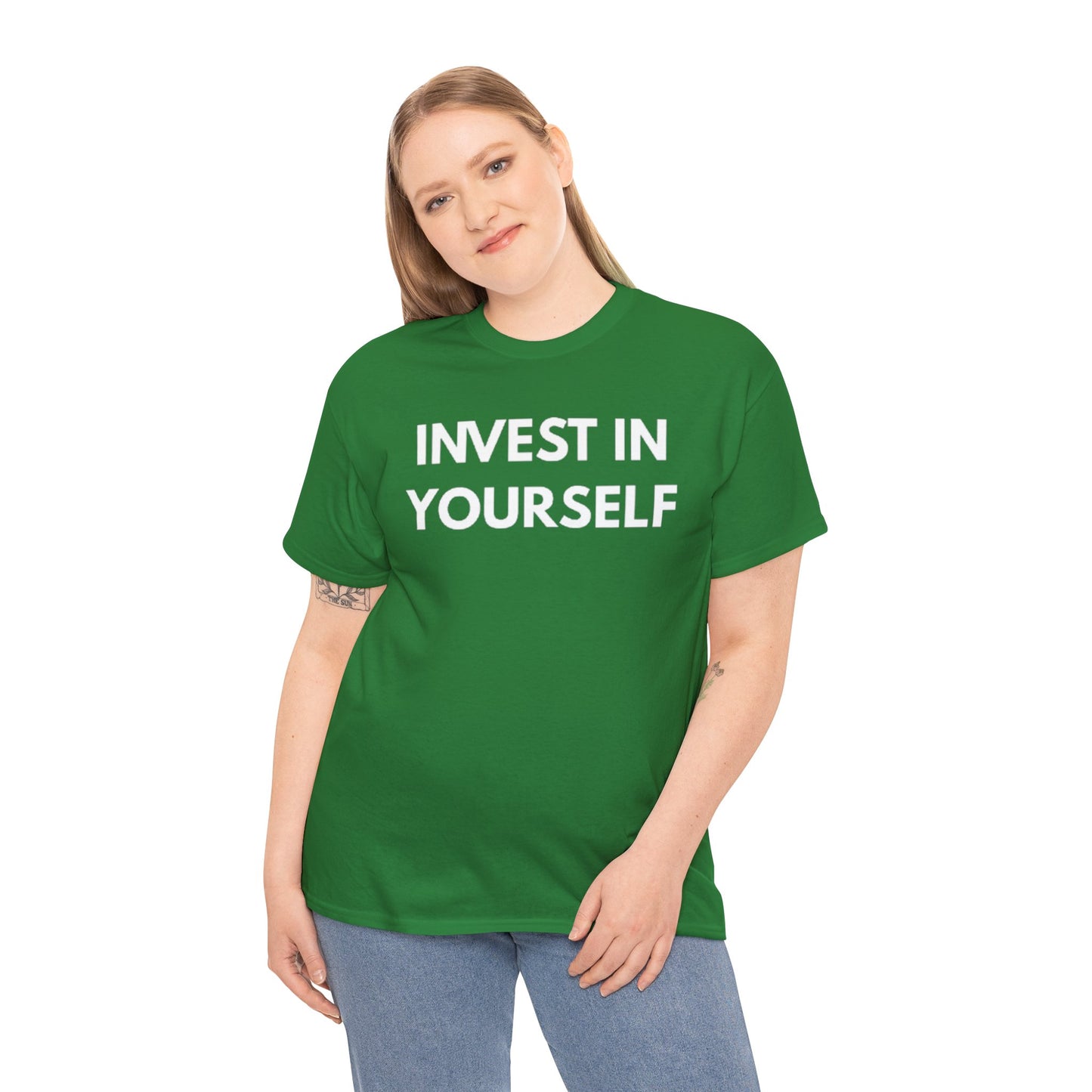 Empowering Message Tee - Invest in Yourself, Motivational Shirt, Unisex Cotton Tee, Gift for Entrepreneurs, Self-Care Apparel, Daily [...]