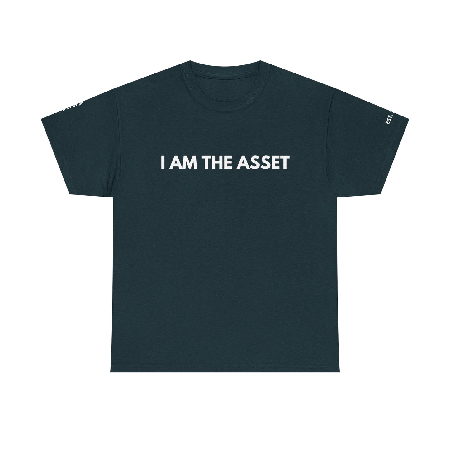 Empowering Statement Tee - I AM THE ASSET, Unisex Cotton Shirt for Motivation, Gift for Entrepreneurs, Casual Wear