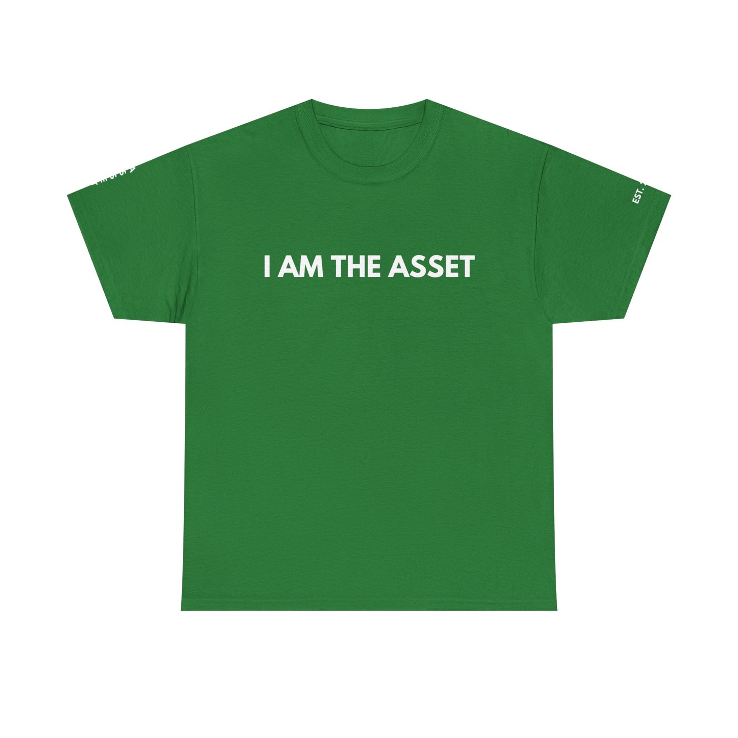 Empowering Statement Tee - I AM THE ASSET, Unisex Cotton Shirt for Motivation, Gift for Entrepreneurs, Casual Wear