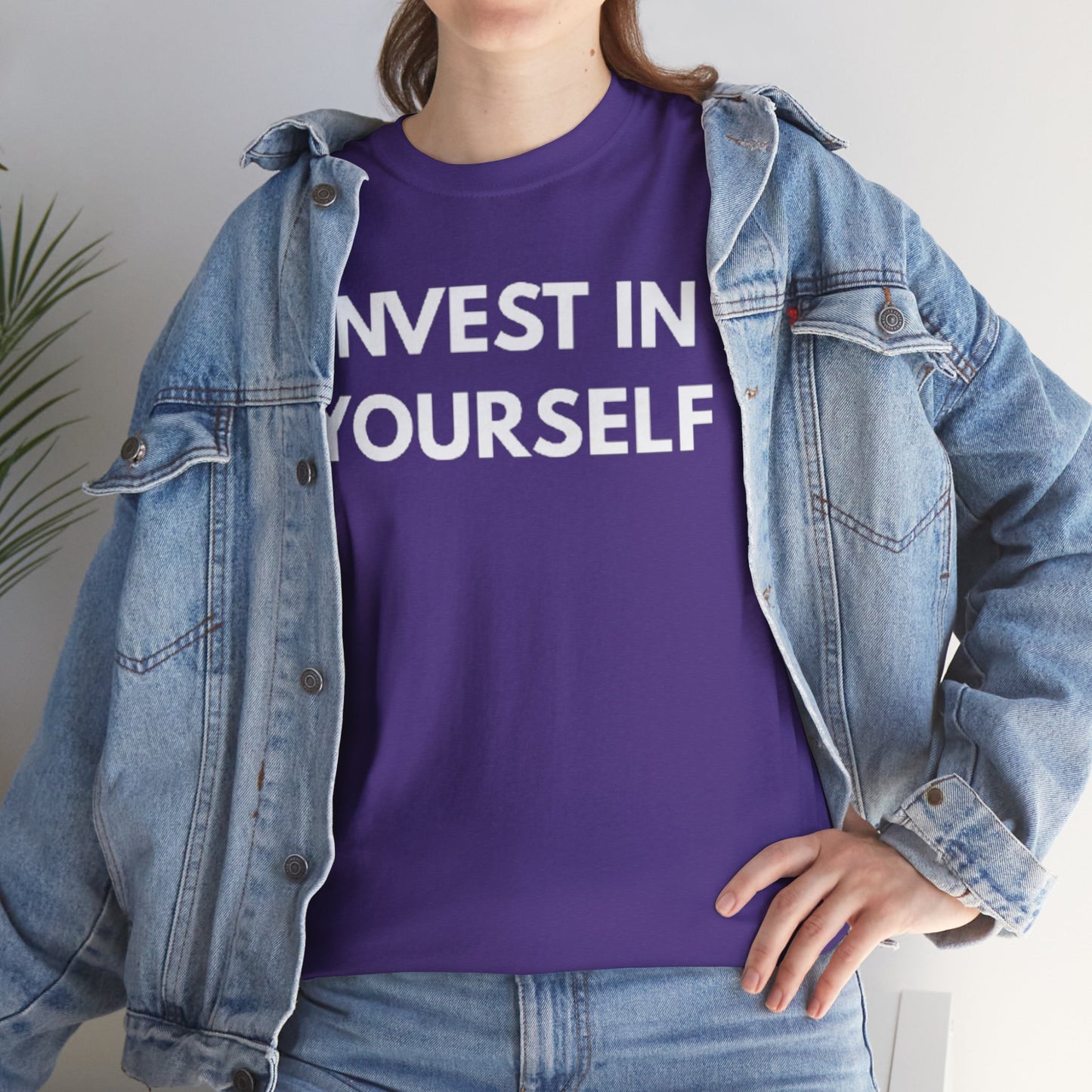 Empowering Message Tee - Invest in Yourself, Motivational Shirt, Unisex Cotton Tee, Gift for Entrepreneurs, Self-Care Apparel, Daily [...]