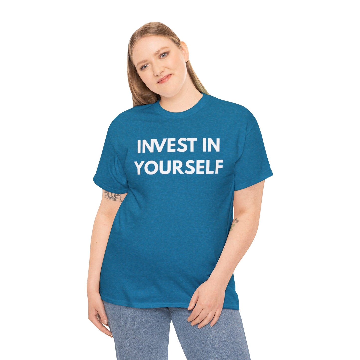 Empowering Message Tee - Invest in Yourself, Motivational Shirt, Unisex Cotton Tee, Gift for Entrepreneurs, Self-Care Apparel, Daily [...]