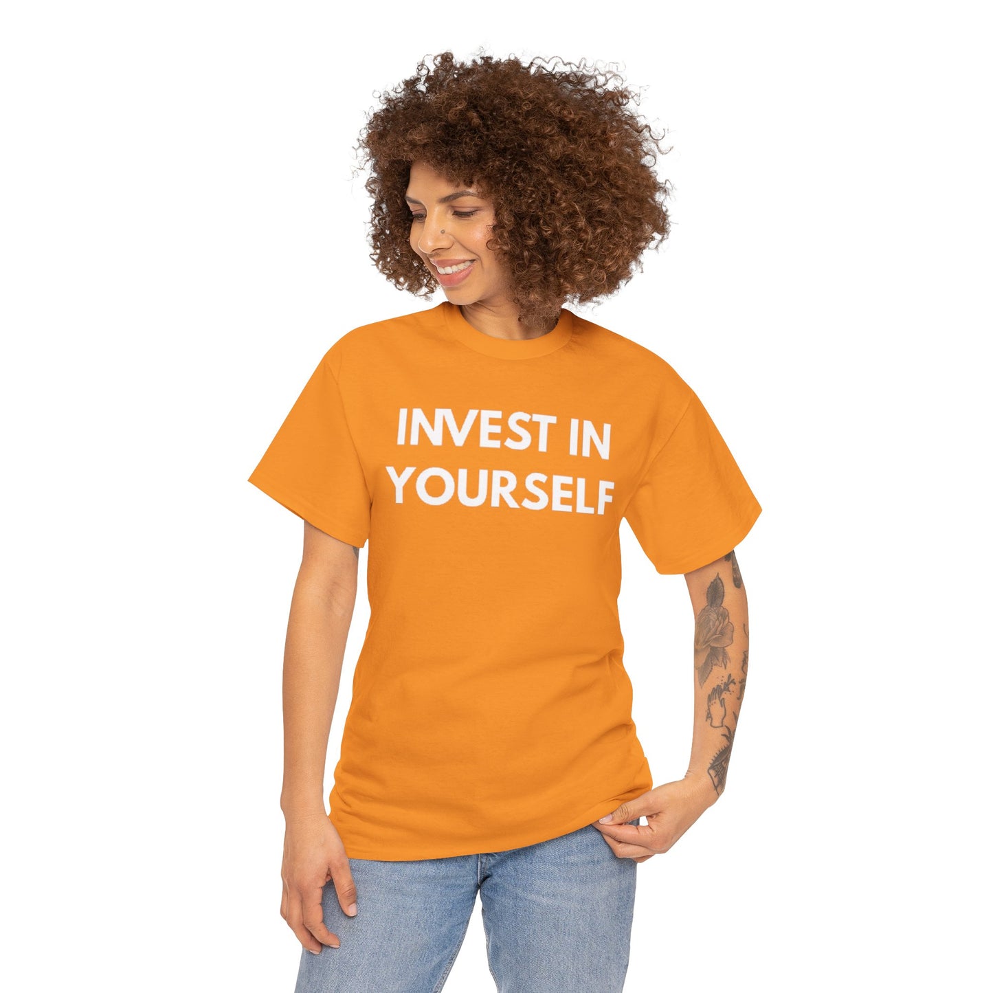 Empowering Message Tee - Invest in Yourself, Motivational Shirt, Unisex Cotton Tee, Gift for Entrepreneurs, Self-Care Apparel, Daily [...]