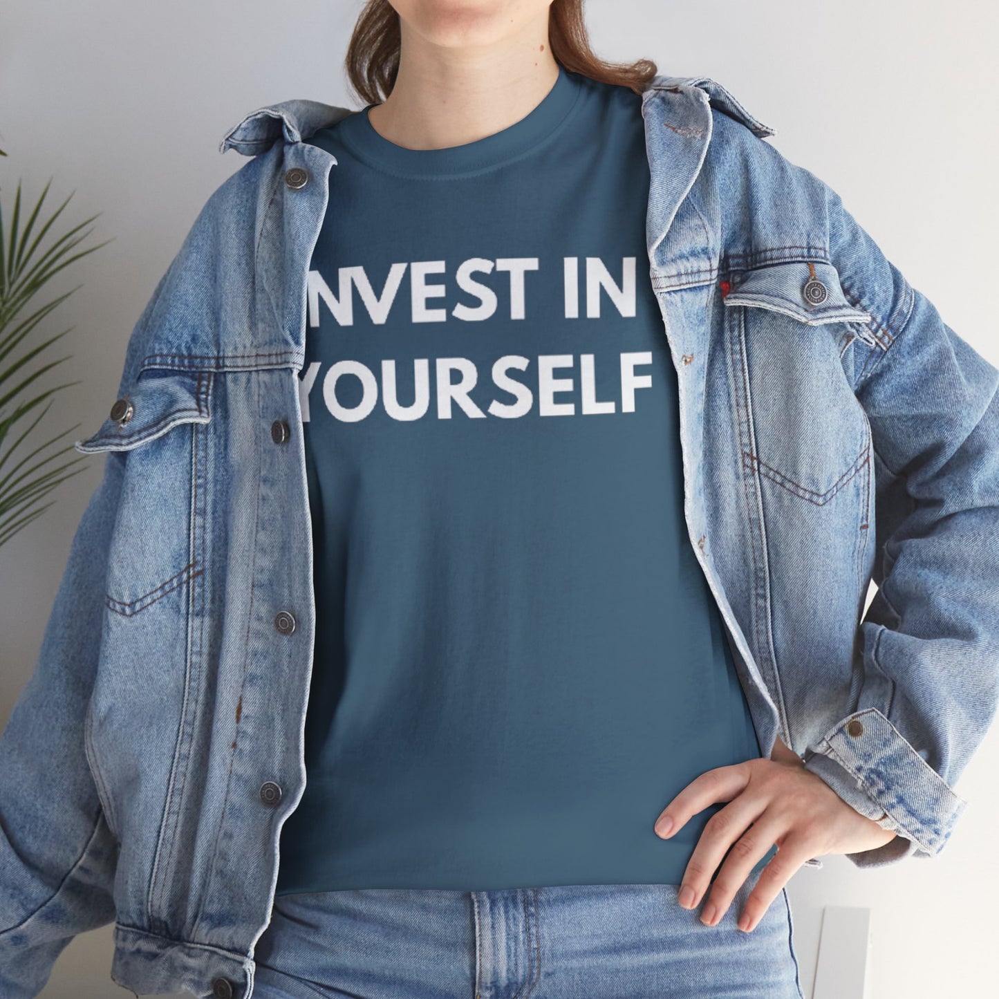 Empowering Message Tee - Invest in Yourself, Motivational Shirt, Unisex Cotton Tee, Gift for Entrepreneurs, Self-Care Apparel, Daily [...]