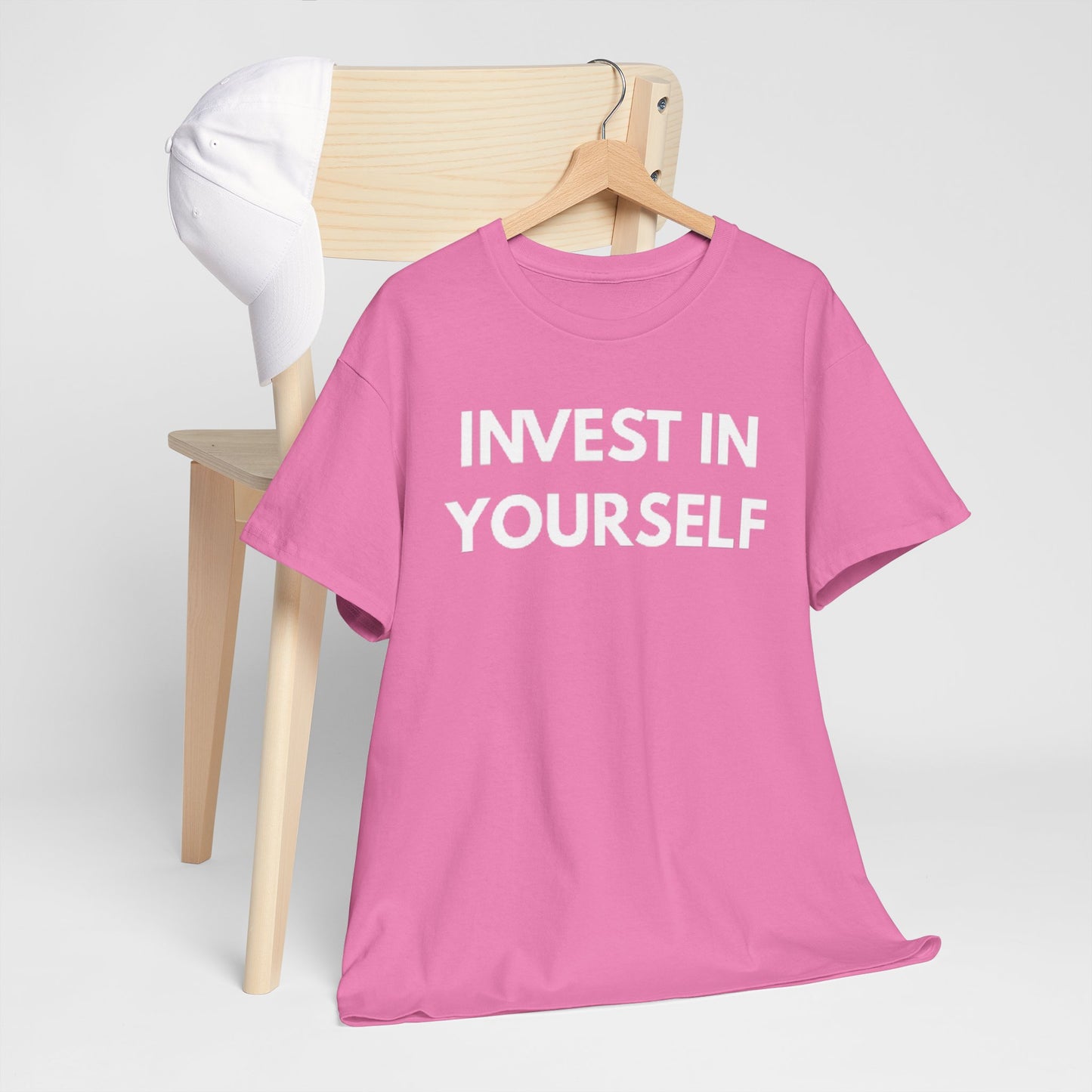 Empowering Message Tee - Invest in Yourself, Motivational Shirt, Unisex Cotton Tee, Gift for Entrepreneurs, Self-Care Apparel, Daily [...]