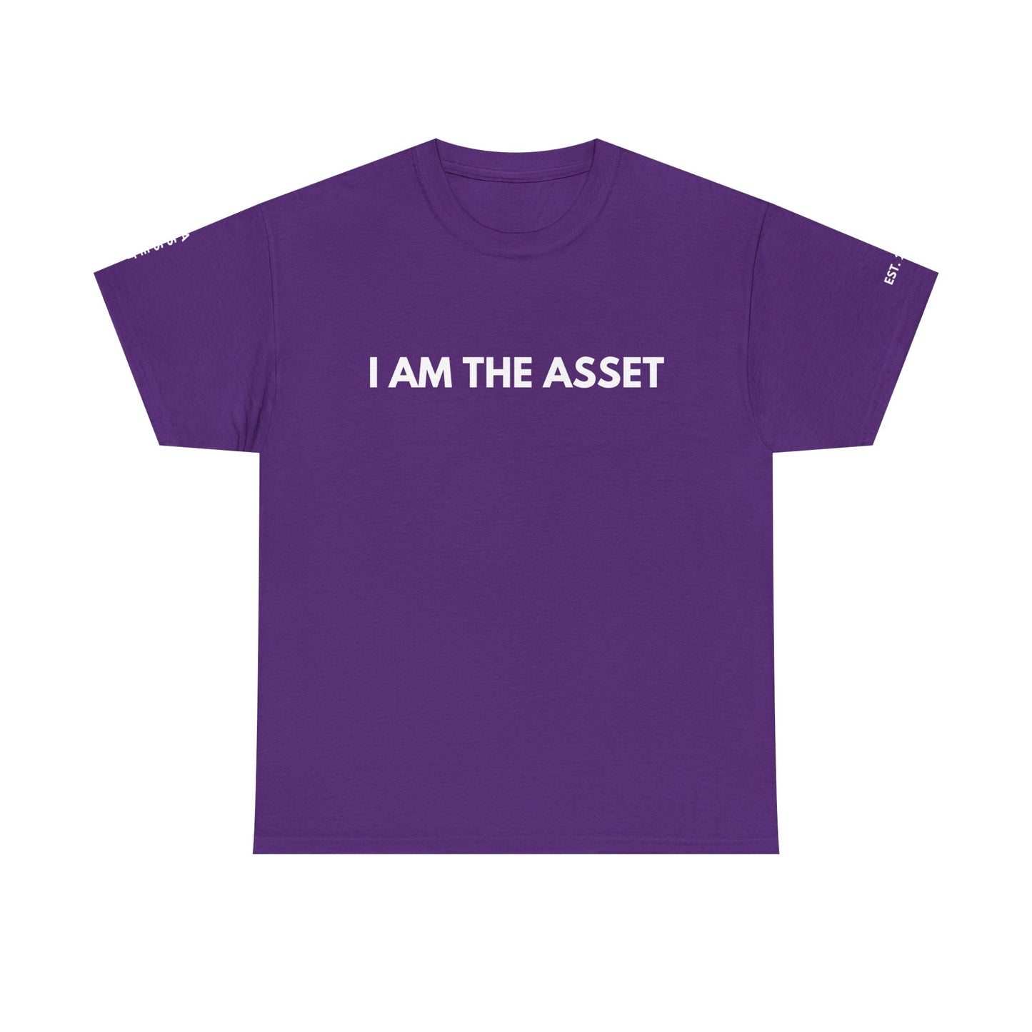 Empowering Statement Tee - I AM THE ASSET, Unisex Cotton Shirt for Motivation, Gift for Entrepreneurs, Casual Wear