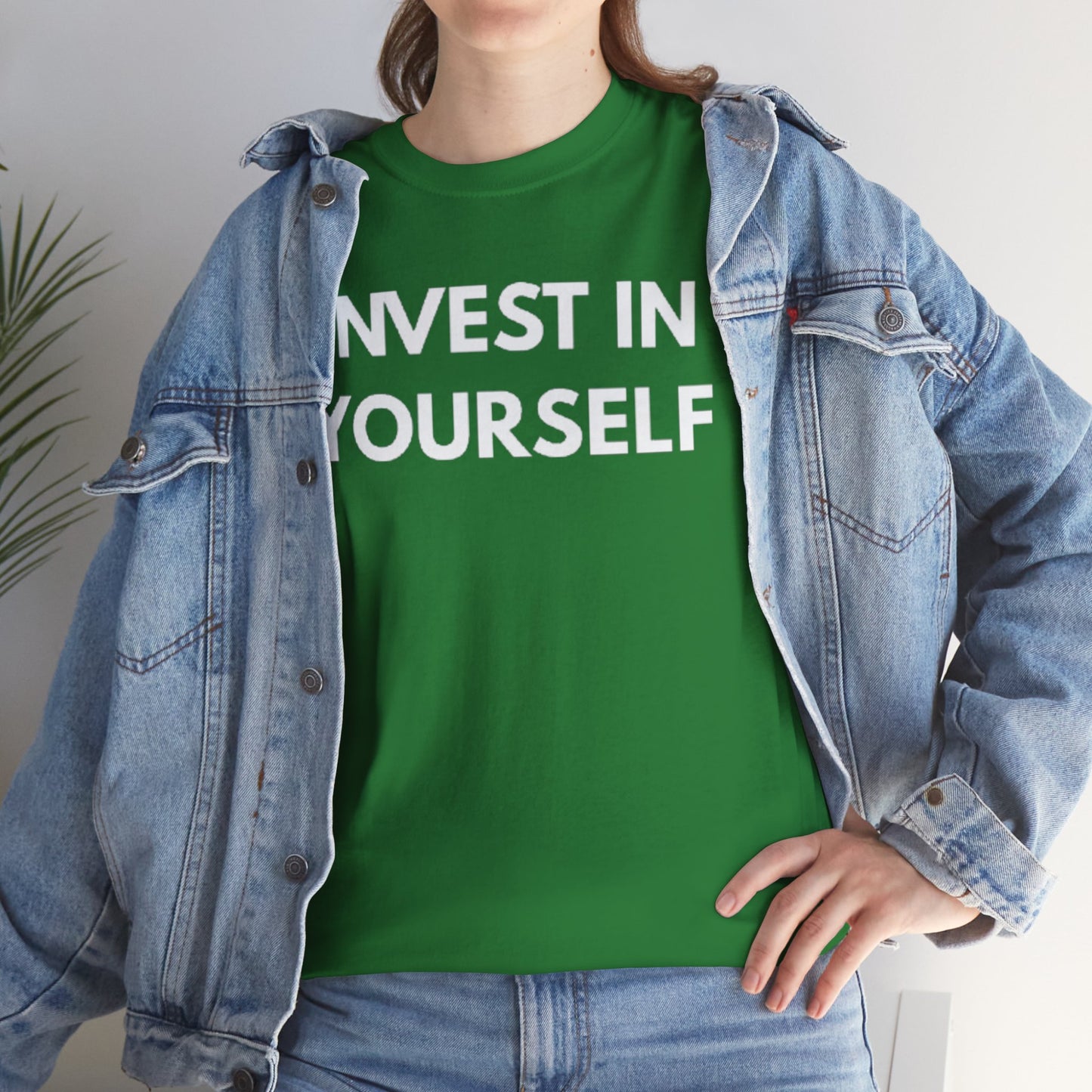 Empowering Message Tee - Invest in Yourself, Motivational Shirt, Unisex Cotton Tee, Gift for Entrepreneurs, Self-Care Apparel, Daily [...]
