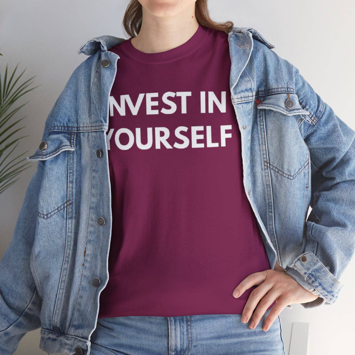 Empowering Message Tee - Invest in Yourself, Motivational Shirt, Unisex Cotton Tee, Gift for Entrepreneurs, Self-Care Apparel, Daily [...]