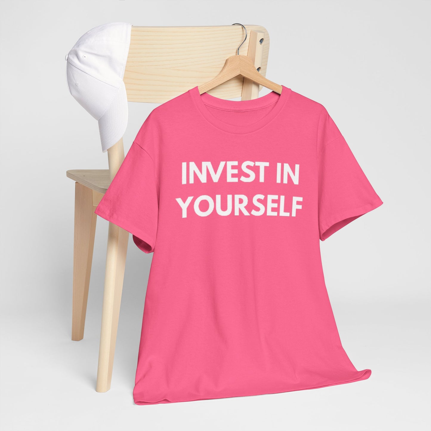 Empowering Message Tee - Invest in Yourself, Motivational Shirt, Unisex Cotton Tee, Gift for Entrepreneurs, Self-Care Apparel, Daily [...]