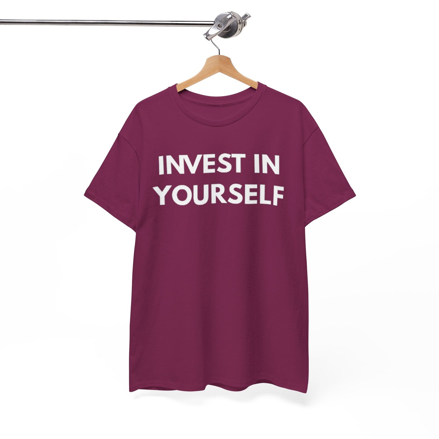 Empowering Message Tee - Invest in Yourself, Motivational Shirt, Unisex Cotton Tee, Gift for Entrepreneurs, Self-Care Apparel, Daily [...]