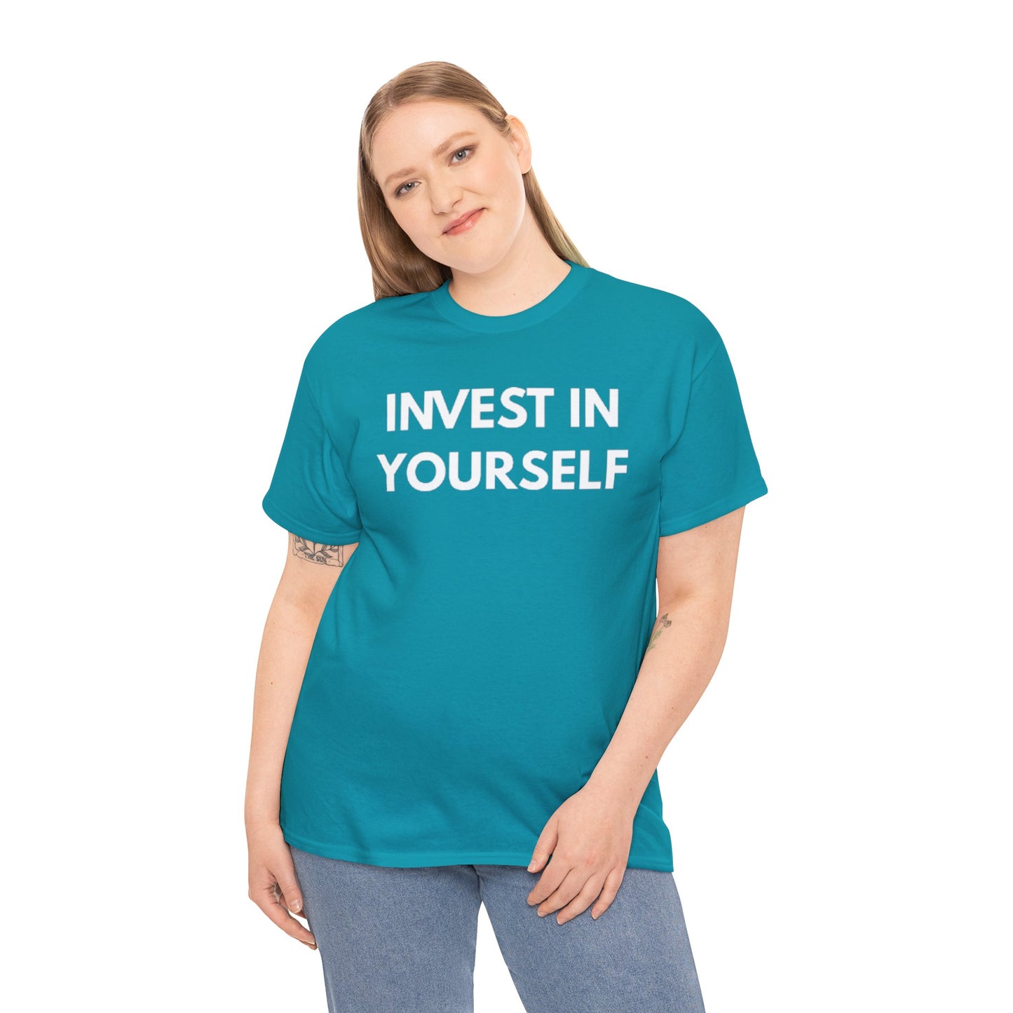 Empowering Message Tee - Invest in Yourself, Motivational Shirt, Unisex Cotton Tee, Gift for Entrepreneurs, Self-Care Apparel, Daily [...]